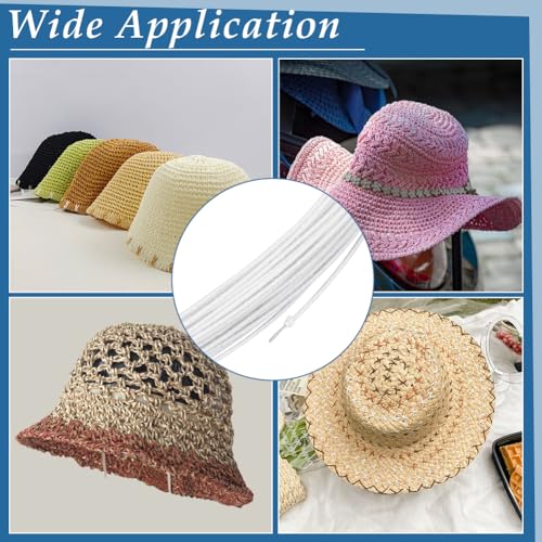 BENECREAT 21.8 Yards White Floral Wires, 20 Gauge Cotton Covered Millinery Wire, Iron Stem Wires for Florist Crafts Making Sewing Supplies Brim Making Accessories