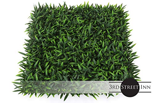 3rd Street Inn Artificial Greenery Wall Panels for Privacy - 4-Pack - color: Grass