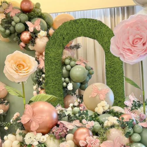 Fake Moss Dark Green 39" x 39" Faux Moss for Decorating Artificial Grass for Indoor Plants Wall Crafts DIY Table Centerpieces Table Runner Fairy Woodland Garden Floral Wedding 100x100cm - size: Green-39" x 39"/100x100 cm