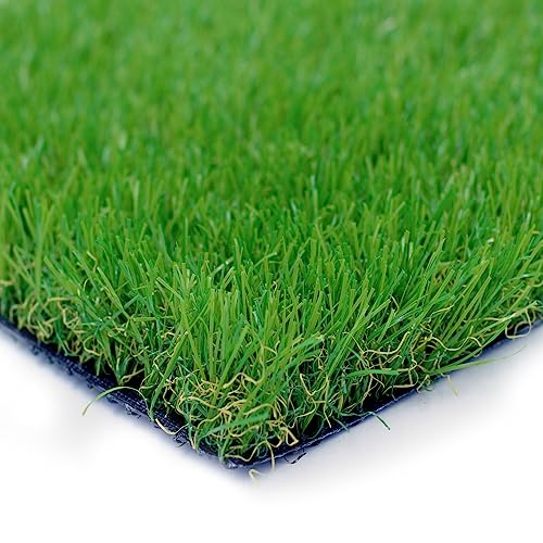 Petgrow Artificial Grass Turf 9FTX40FT- Realistic & Thick Synthetic Fake Grass Mat for Outdoor Garden Landscape Pet Dog Grass Rug Faux Turf - size: 9FTX40FT(360 Square FT)