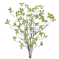 CITYES 4 Pcs Artificial Greenery Stems Twigs and Branches for Vases 32.7" Faux Branches with Green Leaves Fake Ficus Twigs Plants for Vase Filler Home Party Wedding Garden Office Shop Decorations