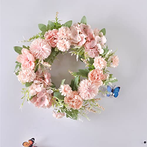 HinyoCo 32 Pcs Silk Hydrangea Artificial Flowers Hydrangea Heads No Stems, Used for Home Wedding Party Decoration (Light Pink) - color: Light Pink