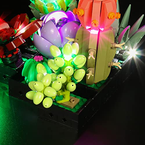 LED Light Kit for Lego Succulents 10309 Plant Decor Building Set; Decoration Lights Build a Succulents Display Piece for The Home or Office (Lights Only, No Lego Models) - color: 10309 Succulents, size: Standard Version