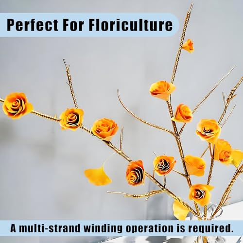 18 Gauge Aluminum Wire,165 Feet Craft Wire for Jewelry Making/Floral Making/Sculpting, 1mm Bendable Metal Wire for Model Making/Picture Hanging/Handmade Beading etc(Gold) - color: Gold