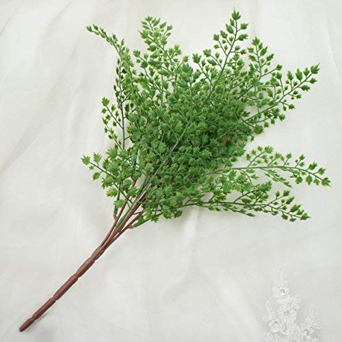 18" Artificial Soft Plastic Fern - Package of 3 (Maidenhair) - color: Maidenhair