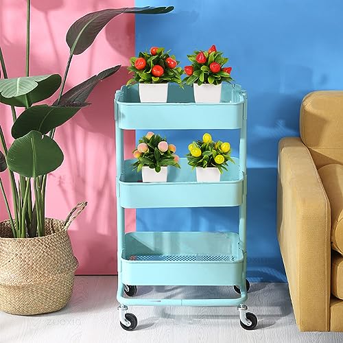 Yoratee 4pcs Small Fake Plant Mini Artificial Fruit Potted Plants Citrus Peach Strawberry Lemon Fake Plants for Home Decor - color: Type a