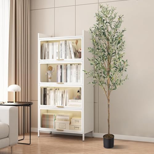 Artificial Fake Olive Tree 7FT Tall 1Pack Faux Silk Olive Tree for Home Living Room Office Decor Faux Artificial Plants Indoor Fake Potted Plants with Fruit & Free Moss - size: 7ft