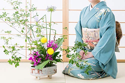 Authentic Japanese Rectangular Kenzan Flower Frog – Made in Japan Ikebana Pin Holder for Flower Arranging (Rectangle 2.7-2.0, Black) - color: Black, size: Rectangular 2.7 x 2.0 in