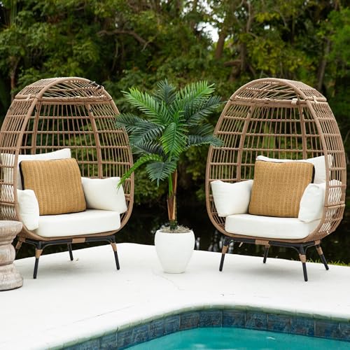 Nearly Natural 4ft UV Resistant Artificial Double Robellini Palm Tree - Indoor/Outdoor