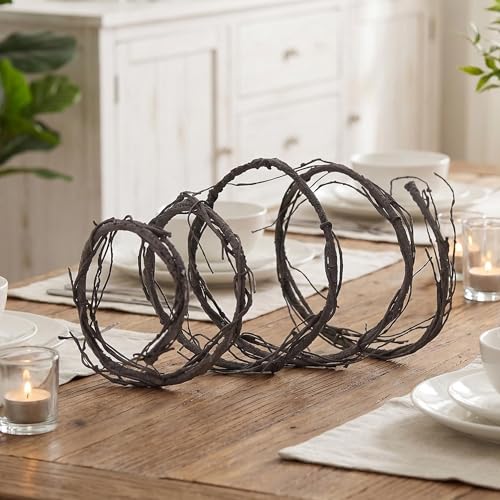 118"/300cm Small Wall Hanging Artificial Cherry Blossom Tree Branches Fake Cane Vines Reptile Plants Grapevine Garland Liana Twigs Wreath for Garden Outdoor Wedding X'Mas Ceiling Decoration - size: Small