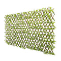 Patio Paradise 1PC Artificial Ivy Expandable Privacy Fence Screen Faux Greenery Wall Green Vines Leaf Hedge Outdoor Lattice Panels Covering for Apartment Balcony Deck Porch Backyard, Single-Side - color: Buxus Leaves