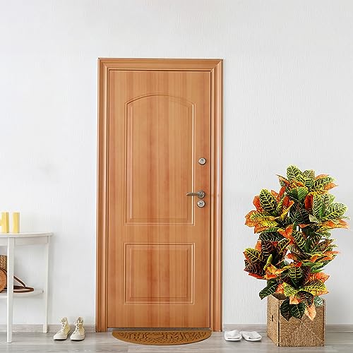 momoplant Artificial Croton Plant, 39inch Faux Fiddle Leaf fig Tree, Artificial Trees for Home Decor, Ficus Lyrata Tree with Plastic Pot, Silk Plants for Home Decor Indoor - size: 3ft 6in