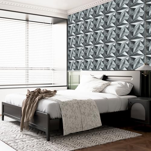 Art3dwallpanels 33 Pack 3D Wall Panel Diamond for Interior Wall Décor, PVC Textured Wall Panels, 12''x12'' Cover 32.Sq.Ft. Patina Bronze - color: Patina Bronze, size: 33 Pack