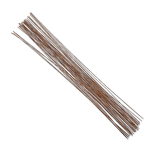 Decora 20 Gauge Brown Floral Wire 16 inch,50/Package - color: AD054S5P50F