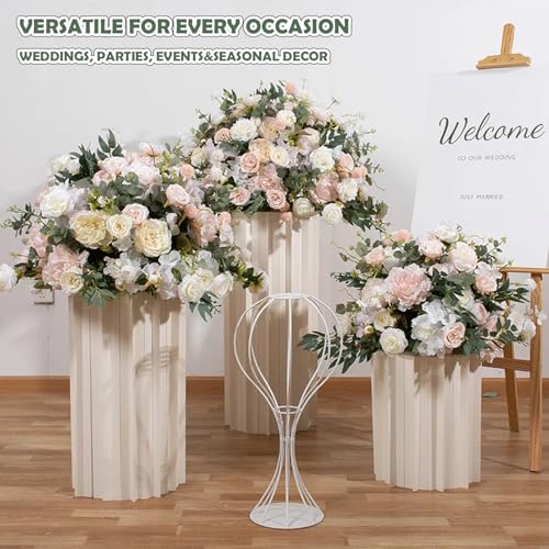 TS-MAYKA 2 Pcs Floral Foam Half Balls 5.5"W x 2.76"H, Green Round Styrofoam Half Sphere for Fresh and Artificial Flower Arrangements, Dry Wet Flower Foam Blocks for Craft, Party, Home Decor (5.51″)