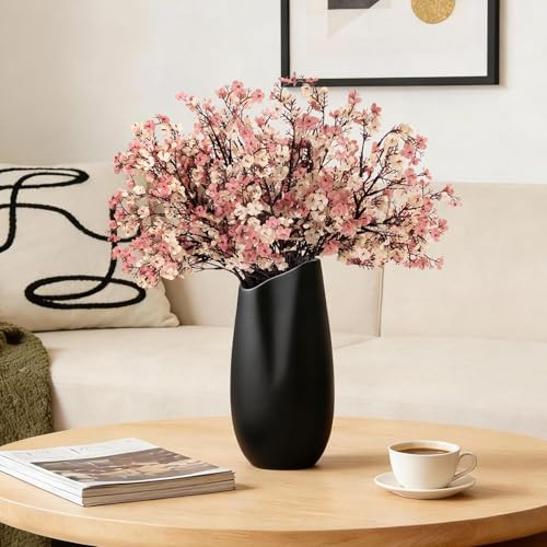 Lifewit Baby’s Breath Artificial Flowers, 10 Bundles Silk Gypsophila Faux Floral Stems for Wedding Bouquets, Home Decor, Centerpieces, DIY Arrangements, Farmhouse & Party Decorations (Beige Brown) - color: Beige Brown