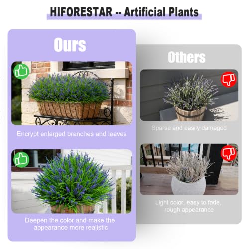 Fake Outdoor Plants Artificial Monkey Grass 12 Bundles Purple Faux Flowers for Outdoors Plastic Plant Outside Porch Patio Yard Planters Window Box Decor (12 Bundles Purple Monkey Grasses) - color: 12 Bundles Purple Monkey Grasses