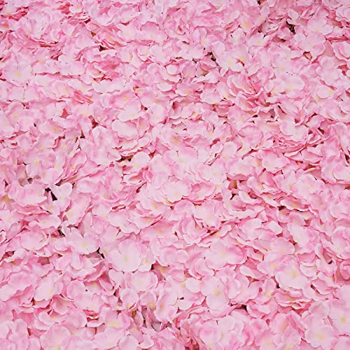 20Pcs Flower Wall Panel 15.7"x 23.6" Rectangular Artificial Flowers Wall Decoration Artificial Silk Flowers Panel for Home Party Wedding Christmas Festival Photo Backdrop Decor (Light Pink) - color: Light Pink