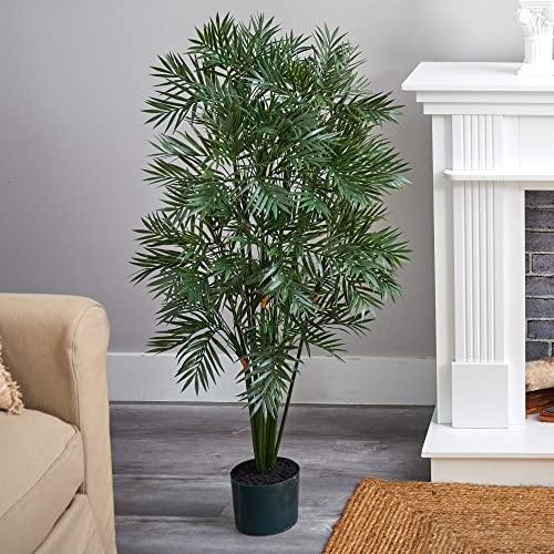 Nearly Natural 4ft. Plastic Parlour Palm Tree