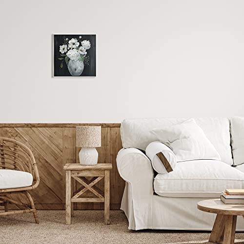 'Classic Flower Arrangement White Varied'| Wall Plaque Art | Stupell Industries | 12 x 12 Inches, Easy to Hang and Sturdy, Made in USA, by Nan