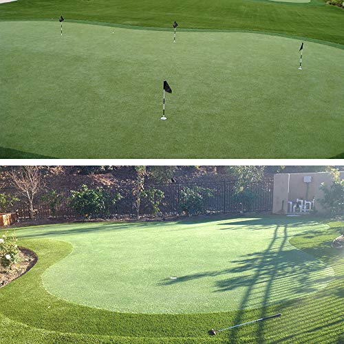 Pro Putting Green Golf Artificial Grass Turf - Indoor Outdoor Golf Training Mat, Synthetic Fake Grass for Baseball Football Gym Sports - size: 10FTX15FT