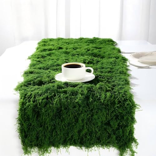 Artificial Green Moss Mat for Decoration Carpet Grass Wall, 19.68 x 39.37 inch Natural Decorative for Plants Indoor with Base Fabric, Artificial Moss Mat Suitable for DIY - color: Green- 19.68 X 39.37 Inches/50 X100 Cm