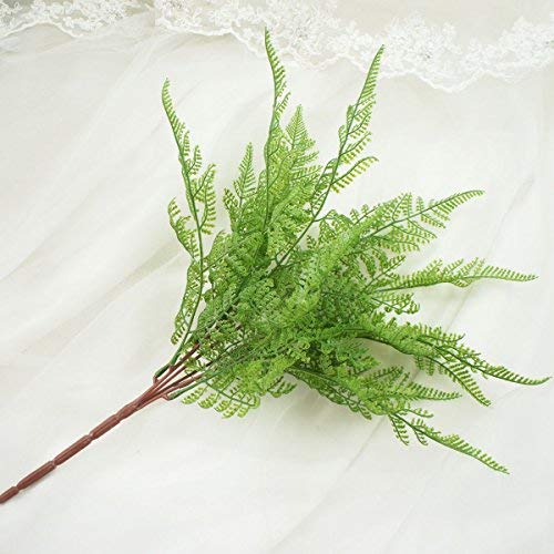 18" Artificial Soft Plastic Fern - Package of 3 (Rabbit's Foot) - color: Rabbit's Foot