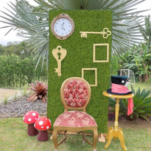 FAICOIA Artificial Moss Rug Table Runner Rolls Fake Moss Blanket for Decorating 12" x 79" Artificial Grass for Plants Indoor Light Green Faux Grass Mat for Planters Crafts Fairy 30 x 200cm - color: Light Green, 12 x 79 Inch/30x200cm