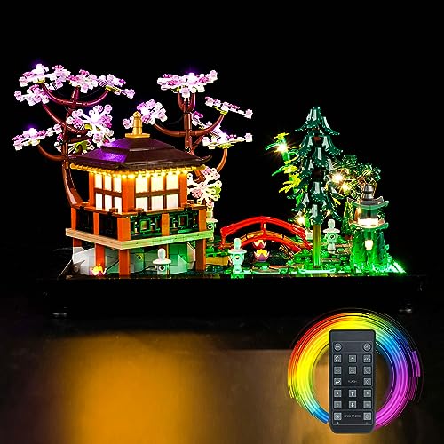 Led Light Kit for Lego Icons Tranquil Garden 10315 Creative Building Set, Decorative Lights are Perfect for Christmas and Halloween Gifts (Lights Only, No Lego Models) - color: 10315 Tranquil Garden, size: Sensing Version