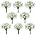 150Pcs Babys Breath Artificial Flowers-Gypsophila Babys Breath Flowers Artificial Bulk-White Real Touch Fake Flowers for Wedding Home Garden Decor - size: 150 Pcs