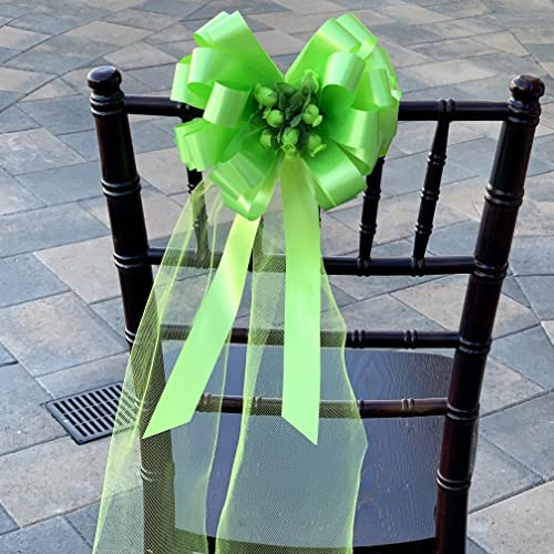 Apple Green Artificial Silk Flower Roses - 12 Mini Bouquets of 12 Rosebuds, 144 Rosebuds Total, St. Patrick's Day, St. Paddy's Day, Gift Wrapping, Wreaths, Bows, Present - color: Apple Green