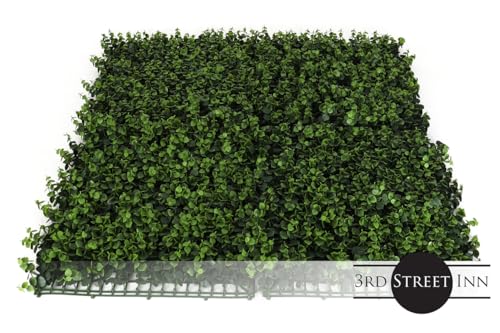 3rd Street Inn Artificial Greenery Wall Panels for Privacy - 4-Pack - color: Heart Leaf