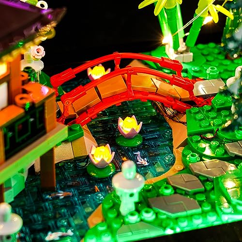 Led Light Kit for Lego Icons Tranquil Garden 10315 Creative Building Set, Decorative Lights are Perfect for Christmas and Halloween Gifts (Lights Only, No Lego Models) - color: 10315 Tranquil Garden, size: Standard Version
