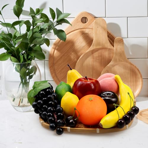 Lorigun Artificial Fruits Set for Decoration Fake Fruits Props,10 Kinds of Fruit (Total 12 Pcs) - color: 12 Pcs Fake Fruit Set-1