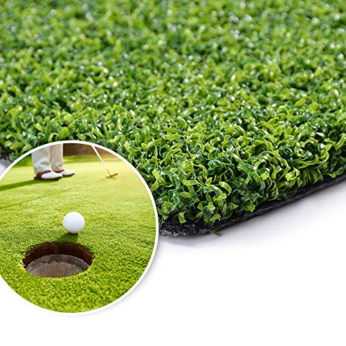 Pro Putting Green Golf Artificial Grass Turf - Indoor Outdoor Golf Training Mat, Synthetic Fake Grass for Baseball Football Gym Sports - size: 10FTX20FT
