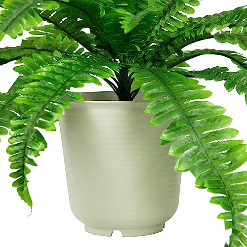 Northlight Artificial Boston Fern in a Decorative Cream Pot, 24", Green