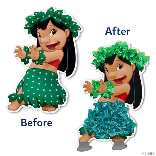 Skillmatics Poke-in Art - Lilo & Stitch Characters, Mess-Free Fun for Kids, DIY Wood Craft Kits, Creative Activity, Gifts for Girls & Boys Ages 4, 5, 6, 7, 8, 9 - style: 5. Disney's Lilo & Stitch