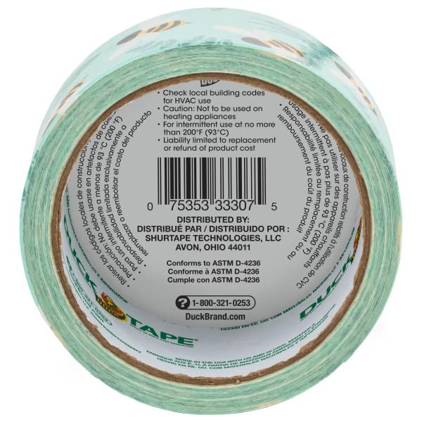 Duck Tape® Brand Duct Tape - Botanical Bees 1.88 in. x 10 yd.