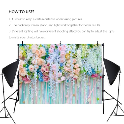 7x5ft Wedding Flower Backdrop Green Leaf Floral Photography Background for Birthday Mother's Day Bridal Shower Reception Ceremony Photo Booth Props - color: Green, size: 7x5ft