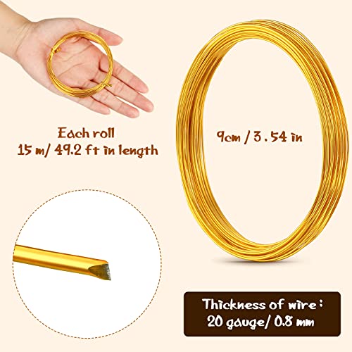 Ferraycle 25 Rolls 1230 Feet Colored Aluminum Craft Wires, 25 Colors 20 Gauge/ 0.8 mm Flexible Metal Artistic Floral Beading Wire for Jewelry DIY Craft Wreath Making - color: 25 Colors, size: 1230 Feet