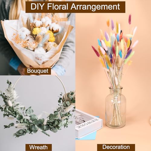 MECCANIXITY 20 Pcs Faux Pampas Grass,17"/43cm Fake Pampas Grass Decor for Living Room Party Wall Vase Wedding Decoration, Dark Blue
