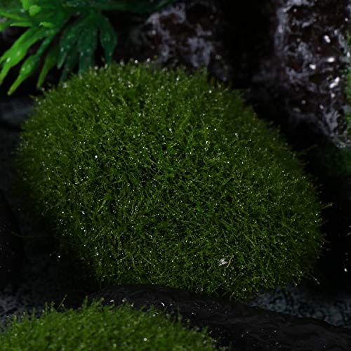 20Pcs Floral Arrangements Fake Moss Rocks Landscape Decorative Green Globes Bulk Decor Fake Arrangements Balls vase Fairy