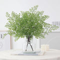 4Pcs 15.35" Artificial Maidenhair Fern Plants Green Realistic Plastic Faux Maiden Hair Fern Stems Fake Bush Greenery Plant for Indoor Outdoor Wedding Office Home Decoration