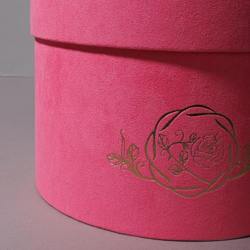 Prifroti 17 Flowers in a Velvet Pink Box, Birthday Gifts for Women, Preserved Flowers, Mothers Day Roses Gift for Mom, Pink - color: Pink | Pink Box, size: 17 Roses