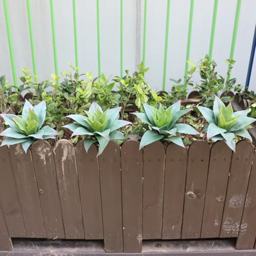 COTSEN 2 Pcs Large Agave Plants Artificial Succulents Fake Succulents Unpotted for Family Office Decor