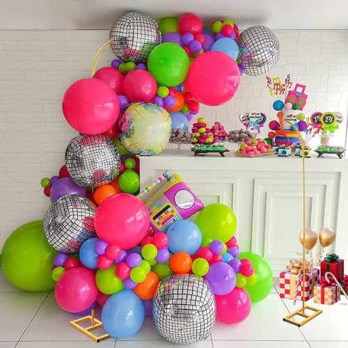 Metal Balloon Arch Stand, Set of 2 Wedding Arch Stand Flower Arch Backdrop Floral Wedding Arches for Ceremony Decorations