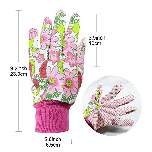 5PCS Rose Thorn Tools Rose Leaf Thorn Strippers with a Rose Pruning Shears and Garden Rose Gloves Pink1