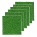 Artificial Grass Patch 6x6 Inch,Realistic Synthetic Turf with Drainage Holes,0.35 Inch Synthetic Garden Grass Tiles Faux Grass Rug for Crafts Patio Wall Decor - size: 6"x6"-10PC