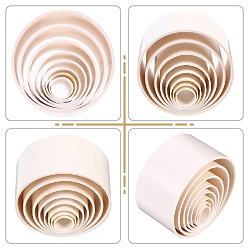 EXCEART Wire Mesh Flower Tool Set 2.95In 32Pcs DIY Mold Sleeves for Silk Flower Crafting and Petal Making with Multiple Diameter Screen Molds for Floral Arrangements