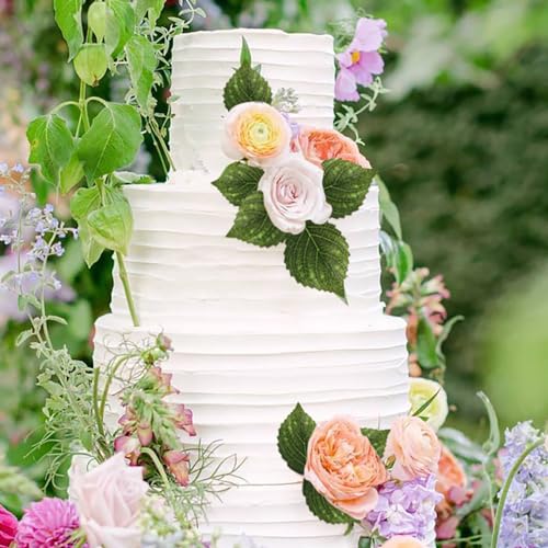 Hydrangea Leaves Artificial,80PCS Green Leaves Fake Hydrangea Leaves for Crafts DIY Wedding Bouquets Centerpieces Party Decorations - color: Artificial Hydrangea Leaves
